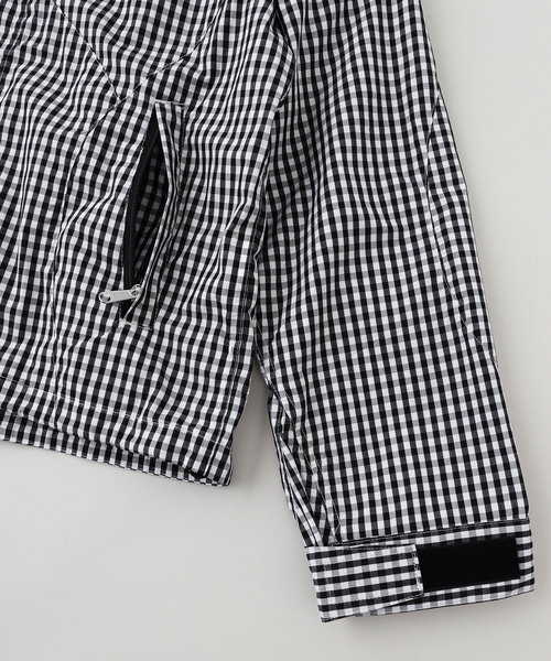 JOURNAL STANDARD（ジャーナルスタンダード）の「チェック パネル ジャケット（ブルゾン・メンズ・ライトグレー/ブラック・LARGE/MEDIUM）」の6枚目の写真