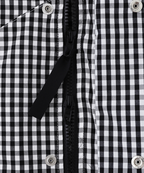 JOURNAL STANDARD（ジャーナルスタンダード）の「チェック パネル ジャケット（ブルゾン・メンズ・ライトグレー/ブラック・LARGE/MEDIUM）」の7枚目の写真