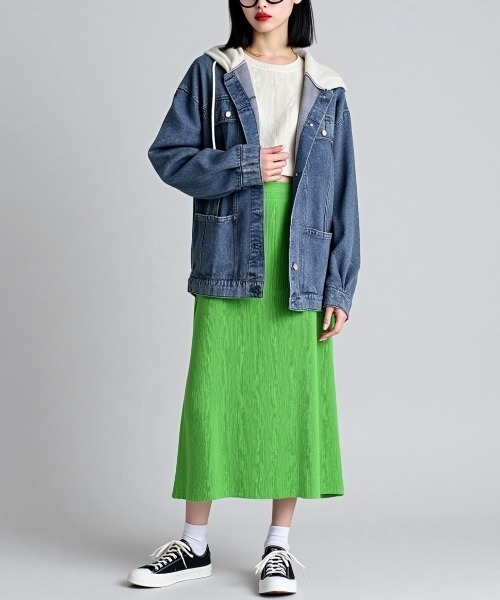 青緑色 ジッパー付き カジュアルジャケット CRAFT STANDARD BOUTIQUE｜【ユニセックス】【追加】トラック