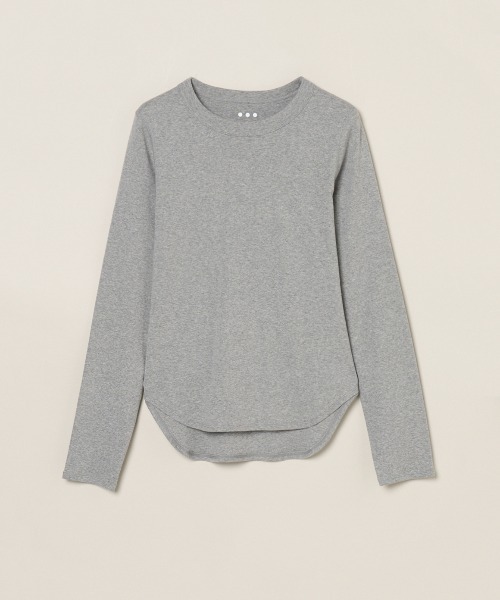 three dots(スリードッツ)の「ボーイズアレックス 長袖(Tシャツ/カットソー・レディース・ホワイト/ブラック/グレー系その他/ネイビー・SMALL/MEDIUM)」の4枚目の写真