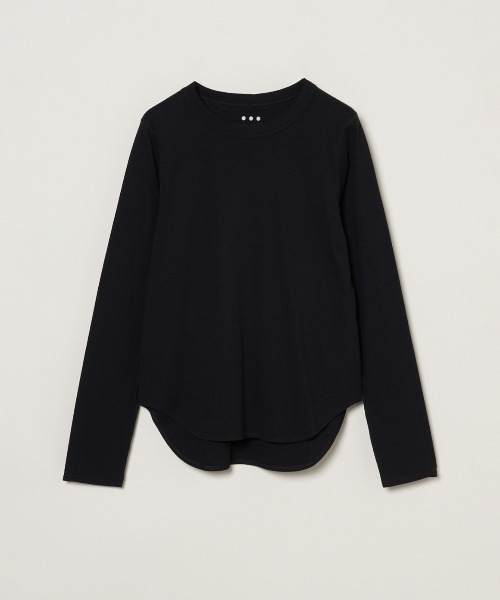 three dots(スリードッツ)の「ボーイズアレックス 長袖(Tシャツ/カットソー・レディース・ホワイト/ブラック/グレー系その他/ネイビー・SMALL/MEDIUM)」の3枚目の写真