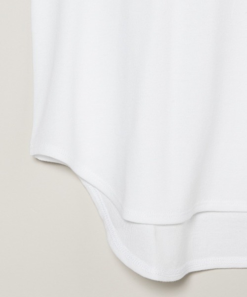 three dots(スリードッツ)の「ボーイズアレックス 長袖(Tシャツ/カットソー・レディース・ホワイト/ブラック/グレー系その他/ネイビー・SMALL/MEDIUM)」の9枚目の写真
