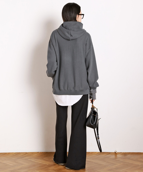 AP STUDIO（エーピーストゥディオ）の「エラスティックパンツ（スラックス・レディース・ブラック/アイボリー・34/36/38）」の10枚目の写真