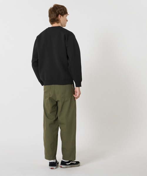 coca（coca）（コカ）の「ポリウーリーニットロゴトップス（ニット/セーター・メンズ・アイボリー/ブラック/ネイビー/ダークブラウン・XL/M/L）」の8枚目の写真