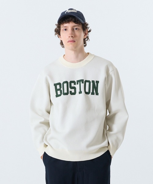 セール】ポリウーリーニットロゴトップス（ニット/セーター）｜coca