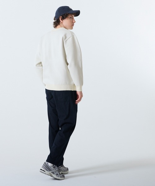 coca（coca）（コカ）の「ポリウーリーニットロゴトップス（ニット/セーター・メンズ・アイボリー/ブラック/ネイビー/ダークブラウン・XL/M/L）」の16枚目の写真