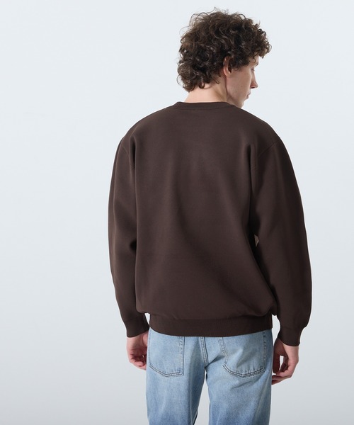 coca（coca）（コカ）の「ポリウーリーニットロゴトップス（ニット/セーター・メンズ・アイボリー/ブラック/ネイビー/ダークブラウン・XL/M/L）」の21枚目の写真