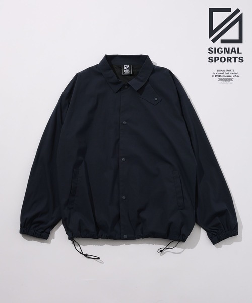 SIGNAL SPORTS】nylon coach jacket/ナイロンコーチジャケット