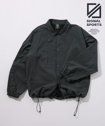 ☆最終SALE☆美品☆COACH　ナイロンジャケット 黒/グレー V字型デザイン CUTRATE — CUTRATE LOGO NYLON COACH JACKET