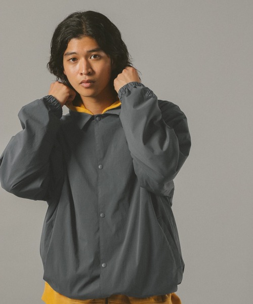 SIGNAL SPORTS（シグナルスポーツ）の「【SIGNAL SPORTS】nylon coach jacket/ナイロンコーチジャケット（ナイロンジャケット・メンズ・ネイビー/ダークグレー・LARGE/MEDIUM）」の21枚目の写真