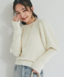 La boutique BonBon | 【最強モテニット】お花スパンコールラメフェザーニット(ニット/セーター)