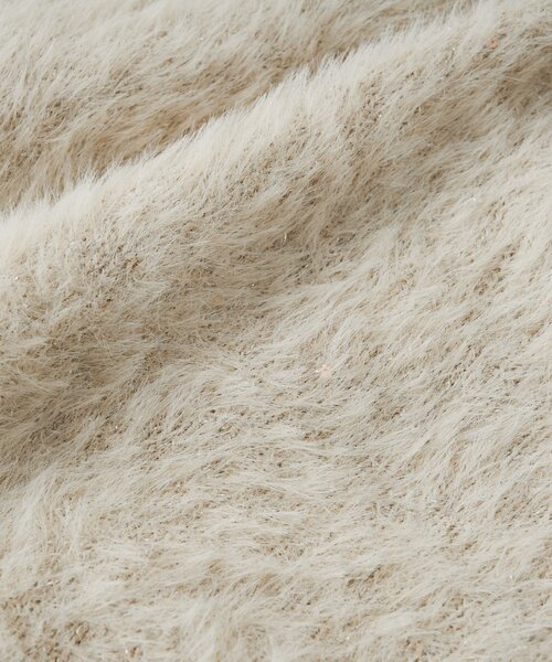 La boutique BonBon（ラブティックボンボン）の「【最強モテニット】お花スパンコールラメフェザーニット（ニット/セーター・レディース・グレイッシュベージュ/ピンク/オフホワイト・FREE）」の22枚目の写真