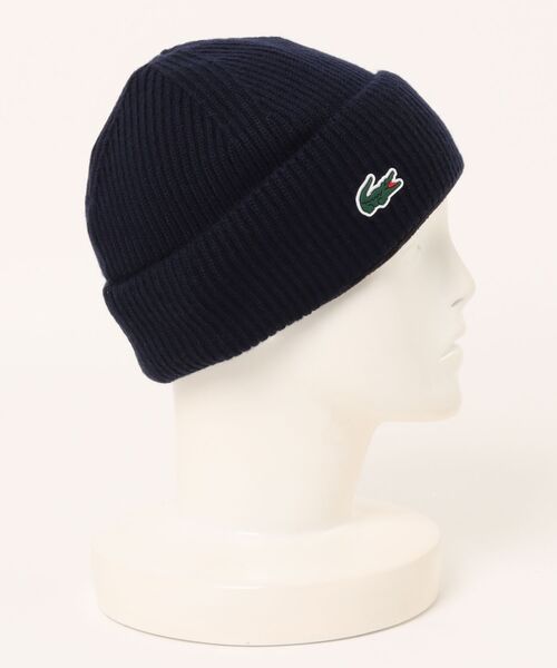LACOSTE（ラコステ）の「《LACOSTE》RB7710（ニットキャップ/ビーニー・メンズ・ネイビー・フリー）」の3枚目の写真