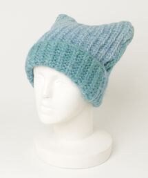 Per sist ence（パーシエンス）の「グラデーション猫耳ニット帽（ニットキャップ/ビーニー）」