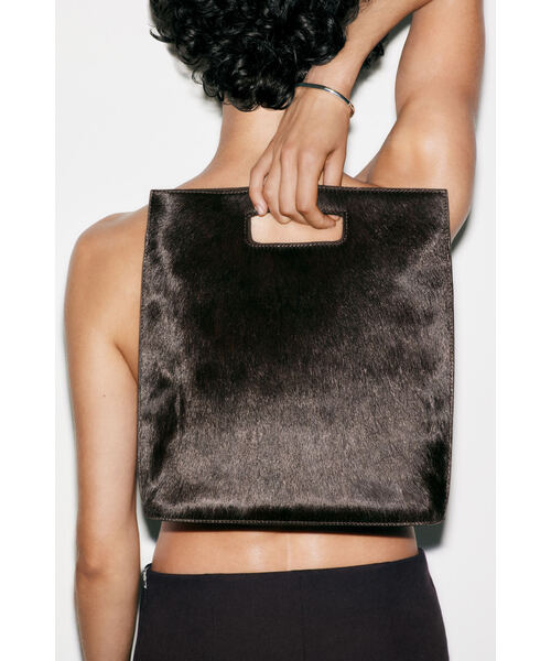 フォリオバッグ - ポニーヘア（ハンドバッグ）｜COS（コス）の 
