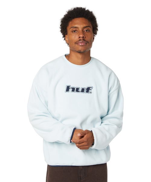 H DOT POLAR FLEECE CREWNECK SWEATSHIRT（スウェット）｜HUF（ハフ