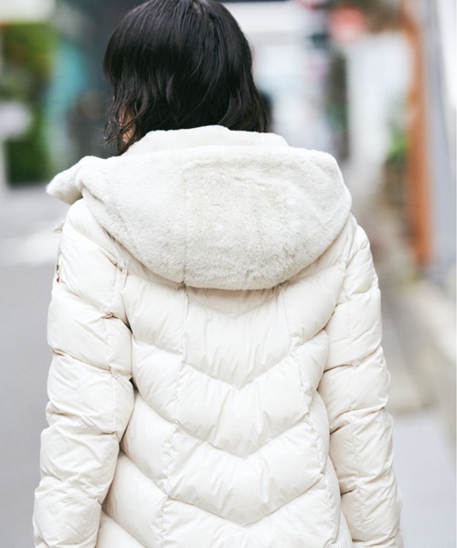 CAPEHORN（ケープホーン）の「CAPEHORN（ケープホーン）ALVAREZ MATT（ダウンジャケット/コート・レディース・ホワイト/ブラック・40/42）」の8枚目の写真