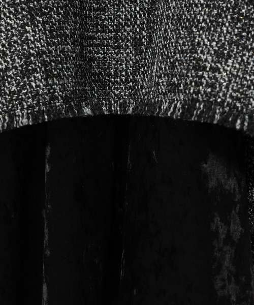 ラメツイードイレヘムスカート(HARE)