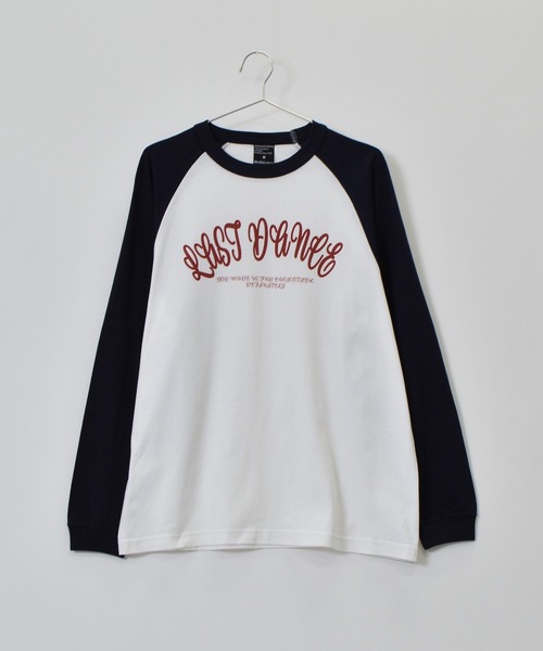 DOUBLE STEAL(ダブルスティール)の「LAST DANCE ラグランロンT(Tシャツ/カットソー・メンズ・ブラック/グリーン/ネイビー・MEDIUM/LARGE)」の9枚目の写真