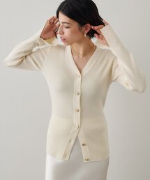 Whim Gazette | リブニットカーディガン(カーディガン/ボレロ)