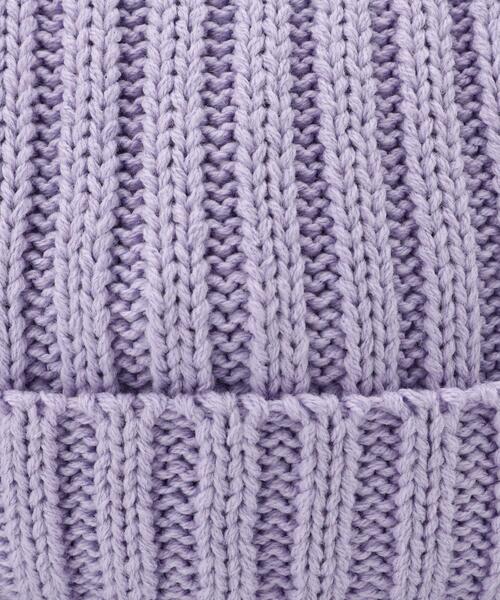 SHOO・LA・RUE（シューラルー）の「ネコ耳ワッチ（ニットキャップ/ビーニー・キッズ・ブラック/ライトパープル/ピンク系・99）」の8枚目の写真