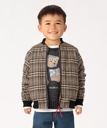 SHIPS Colors(�V�b�v�X �J���[�Y)��SHIPS Colors:90�`140cm / �{�A �{�}�[ �W���P�b�g �`�F�b�N��(MA-1)