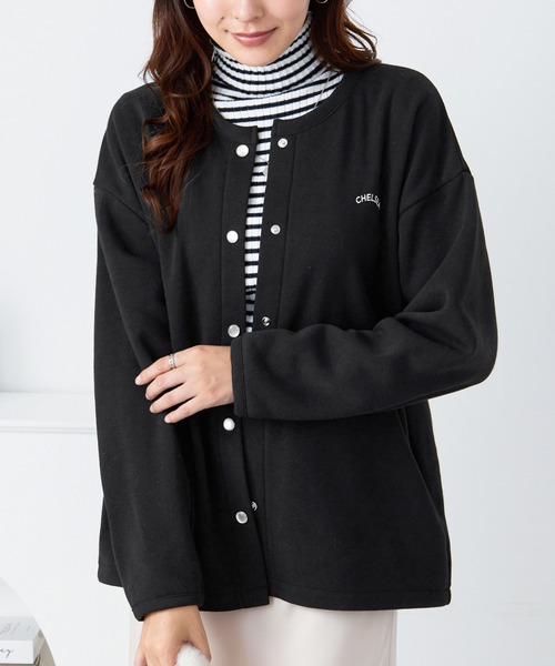 ADORE ボタン付き黒カーディガン ADORE ボタン付き黒カーディガン