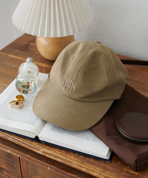 DISCOAT（ディスコート）の「スクエアロゴ同色刺繍CAP（キャップ・レディース・ベージュ/ブラック・FREE）」の14枚目の写真