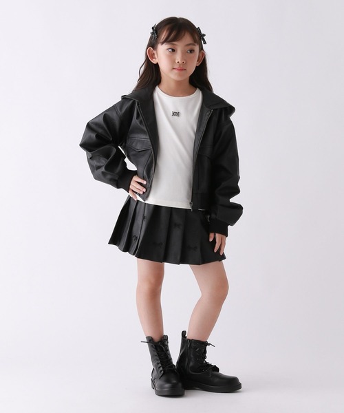 repipi armario（レピピ アルマリオ）の「【10C REPIPI】10CプレートロングTシャツ（Tシャツ/カットソー・キッズ・ブルー系その他/ピンク系その他/ブラック系その他/ホワイト・120cm/110cm/130cm）」の7枚目の写真