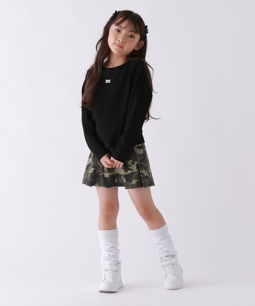 repipi armario（レピピ アルマリオ）の「【10C REPIPI】10CプレートロングTシャツ（Tシャツ/カットソー・キッズ・ブルー系その他/ピンク系その他/ブラック系その他/ホワイト・120cm/110cm/130cm）」の9枚目の写真