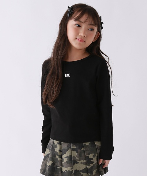 repipi armario（レピピ アルマリオ）の「【10C REPIPI】10CプレートロングTシャツ（Tシャツ/カットソー・キッズ・ブルー系その他/ピンク系その他/ブラック系その他/ホワイト・120cm/110cm/130cm）」の12枚目の写真