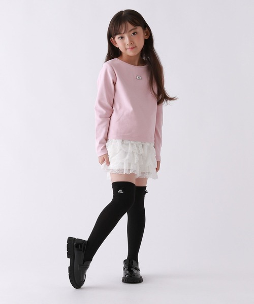 repipi armario（レピピ アルマリオ）の「【10C REPIPI】10CプレートロングTシャツ（Tシャツ/カットソー・キッズ・ブルー系その他/ピンク系その他/ブラック系その他/ホワイト・120cm/110cm/130cm）」の13枚目の写真