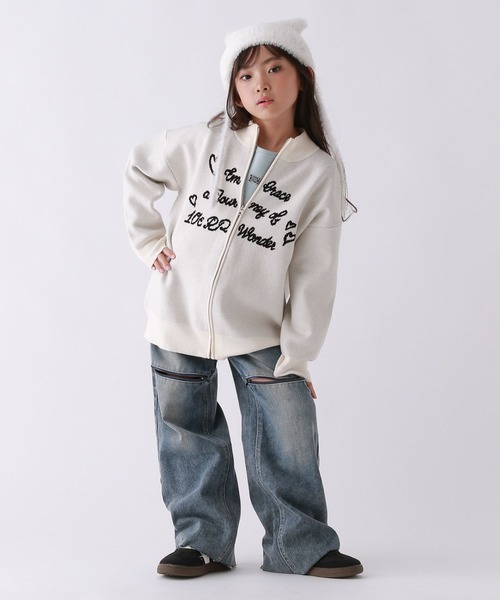 repipi armario（レピピ アルマリオ）の「【10C REPIPI】10CプレートロングTシャツ（Tシャツ/カットソー・キッズ・ブルー系その他/ピンク系その他/ブラック系その他/ホワイト・120cm/110cm/130cm）」の19枚目の写真