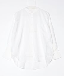 OMNES（オムネス）の「綿レーヨン後ろタックコクーンシャツ（シャツ/ブラウス・レディース）」