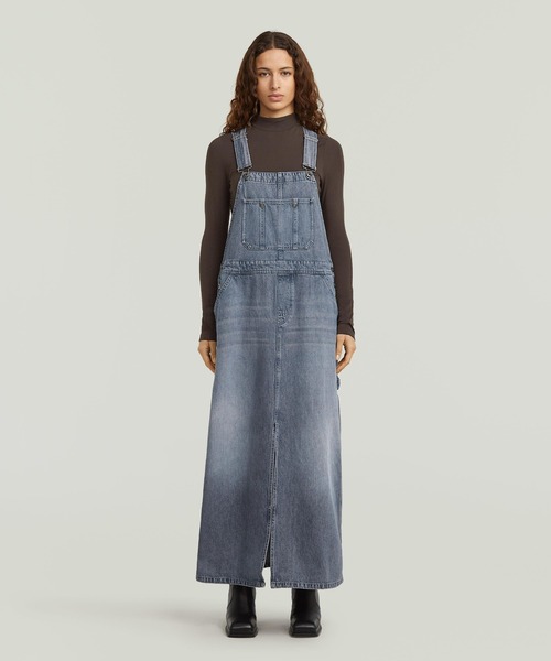 DENIM DUNGAREE スカート130 セール】Carpenter Dungaree Dress/カーペンタースタイルデニム