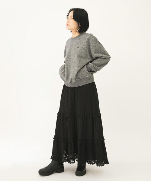 Snow Peak（スノーピーク）の「『別注』Snow Peak Apparel ×DOORS　RecycledCottonSweat（スウェット・レディース・ブラウン/グレー/ブラック・ONE）」の8枚目の写真