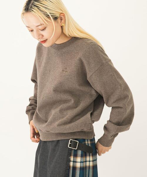 Snow Peak（スノーピーク）の「『別注』Snow Peak Apparel ×DOORS　RecycledCottonSweat（スウェット・レディース・ブラウン/グレー/ブラック・ONE）」の12枚目の写真