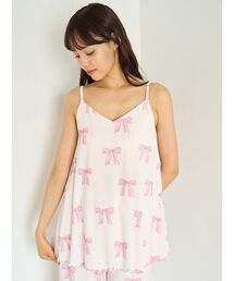 ジェラートピケフラワープリント ノースリーブ ルームウェア　セット ジェラートピケフラワープリント ノースリーブ ルームウェア セット