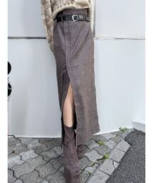 MURUA（ムルーア）の「ZIPスリットナロースカート（スカート）」