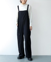 Jines（ジネス）の「ピンストライプサロペット（サロペット/オーバーオール）」