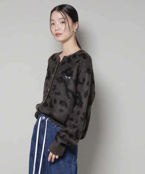 セール】PENNEYS別注TheFOXレオパードクルーカーディガン（ニット