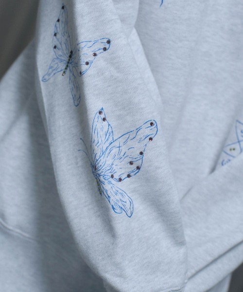 THINGS THAT MATTER(シングス ザット マター)の「PRE-SENT SPARKLE PULL-OVER / プレゼントスパークルプルオーバー(スウェット・レディース・アイボリー/ブラック/グレー・FREE)」の7枚目の写真