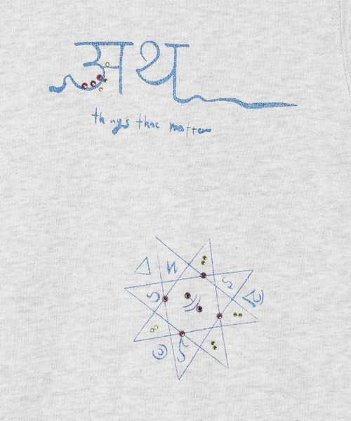 THINGS THAT MATTER(シングス ザット マター)の「PRE-SENT SPARKLE PULL-OVER / プレゼントスパークルプルオーバー(スウェット・レディース・アイボリー/ブラック/グレー・FREE)」の15枚目の写真