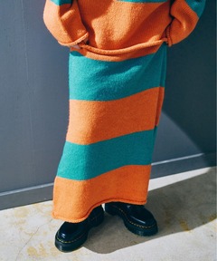 Multi Border Tight Skirt/マルチボーダータイトスカート