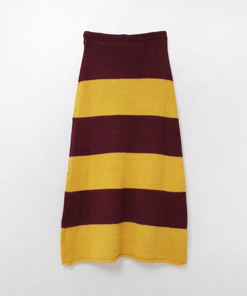 RNA（アールエヌエー）の「G1100 ボールドボーダーロングスカート（スカート・レディース・オレンジ/イエロー・MEDIUM）」の6枚目の写真