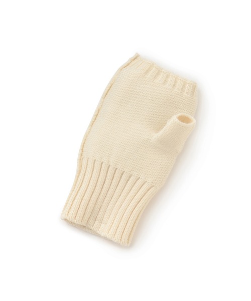 VIS（ビス）の「フィンガーレスファーアームウォーマー（手袋・レディース・キナリ/ベージュ・FREE）」の9枚目の写真