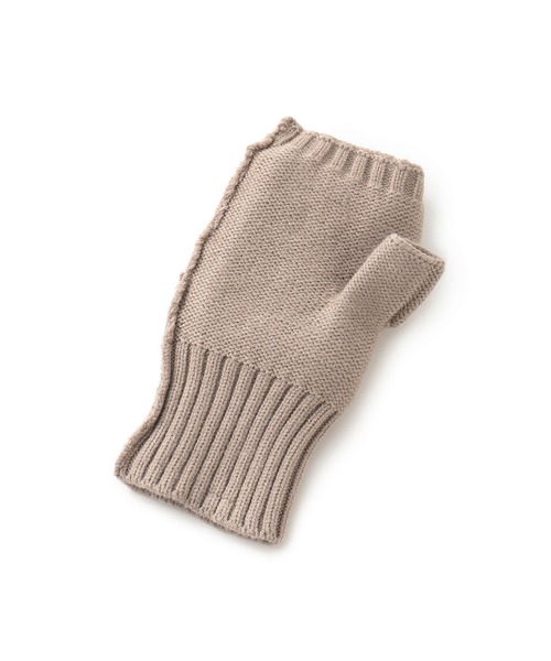 VIS（ビス）の「フィンガーレスファーアームウォーマー（手袋・レディース・キナリ/ベージュ・FREE）」の14枚目の写真