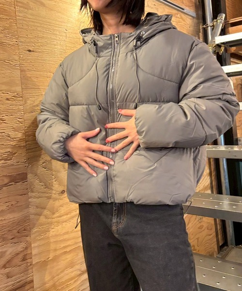 セール】モンスターパーカー ボリューミー ショート丈 フードエコ