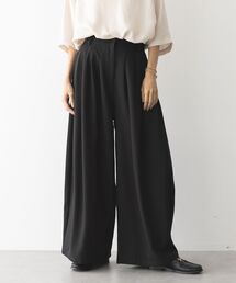 4タックバレルパンツ〈ブラック〉