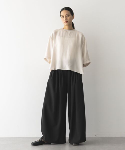 GARAGE OF GOOD CLOTHING（ガレージオブグッドクロージング）の「4タックバレルパンツ〈ブラック〉（その他パンツ・レディース・ブラック・FREE）」の6枚目の写真